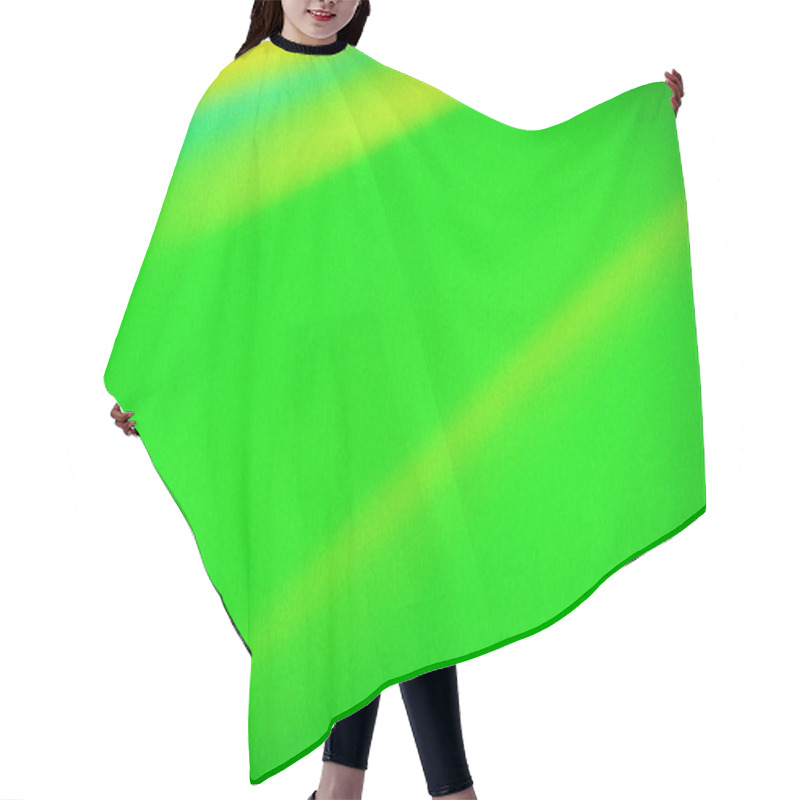 Personality  Bold Abstract Gradient With Vibrant Green, Yellow, And Teal Hues, Complemented By A Grainy Texture. Ideal For Eye-catching Backgrounds, Wallpapers, And Modern Designs Hair Cutting Cape