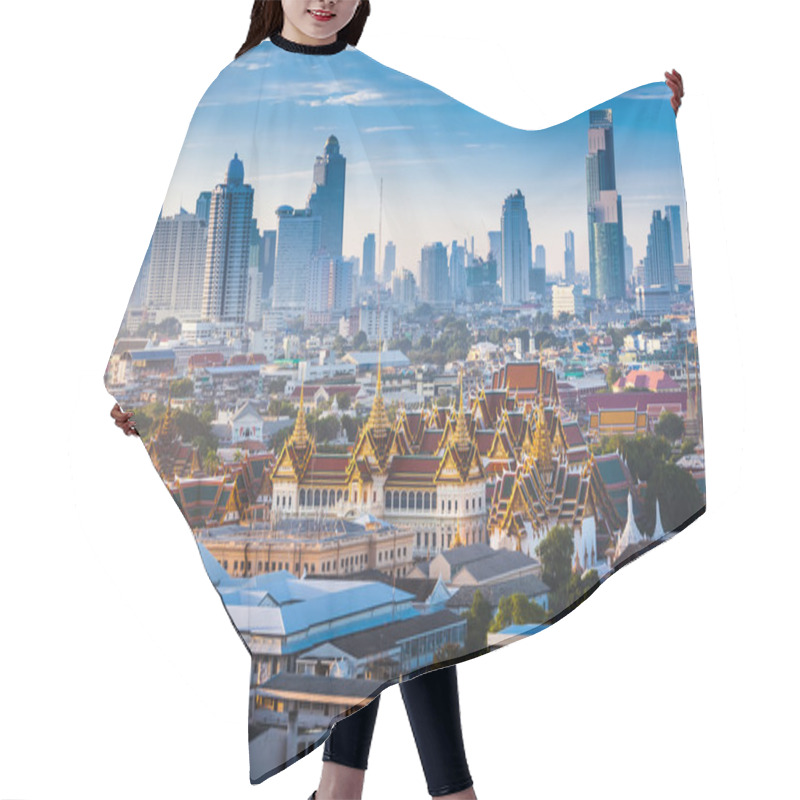 Personality  Sunrise With Grand Palace Of Bangkok, Thailand Hair Cutting Cape