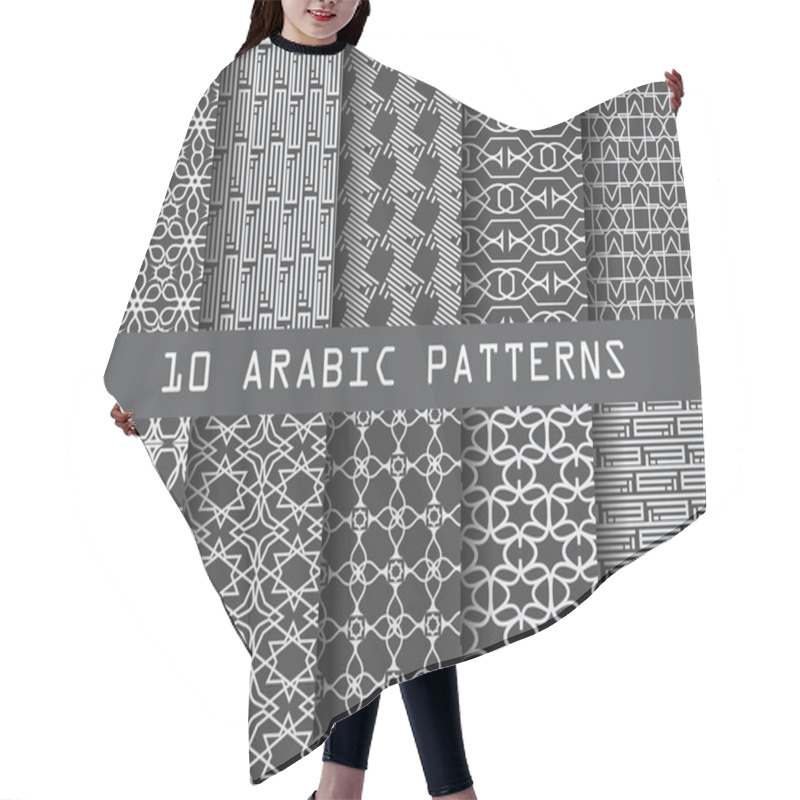 Personality  Arabic Texture Patterns Hair Cutting Cape