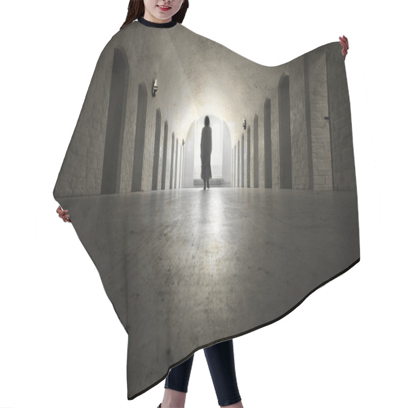 Personality  Haunted House Hair Cutting Cape