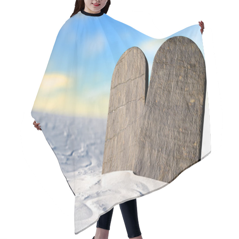 Personality  Ten Commandments Standing In The Desert Hair Cutting Cape