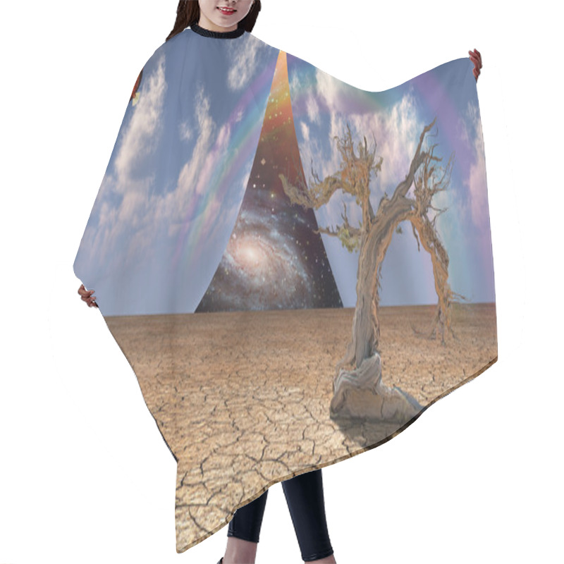 Personality  Desert Sky Peels Open To Reveal Other Lands Hair Cutting Cape