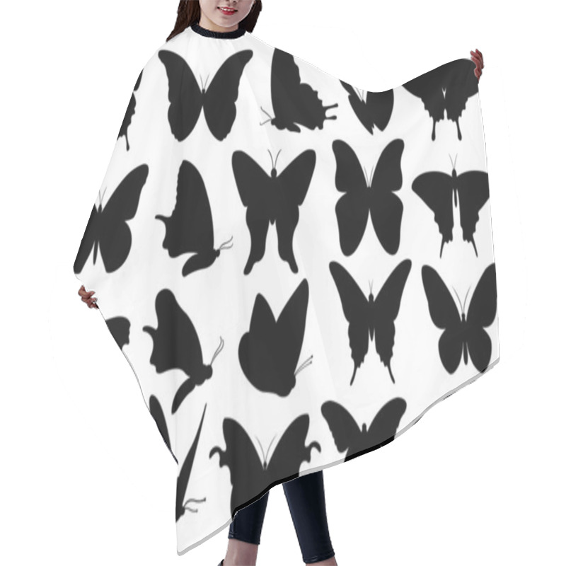 Personality  Butterflies Hair Cutting Cape