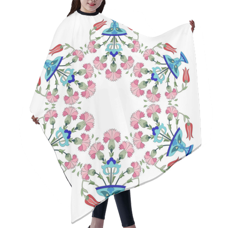 Personality  Ottoman Carnations And Tulips Version Two Hair Cutting Cape