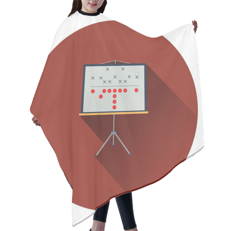 Personality  American Football Game Plan Stand  Hair Cutting Cape