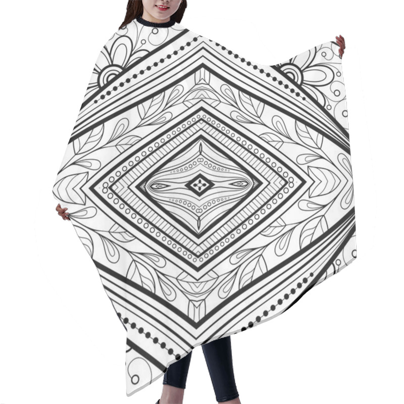 Personality  Abstract Tribal Pattern Hair Cutting Cape