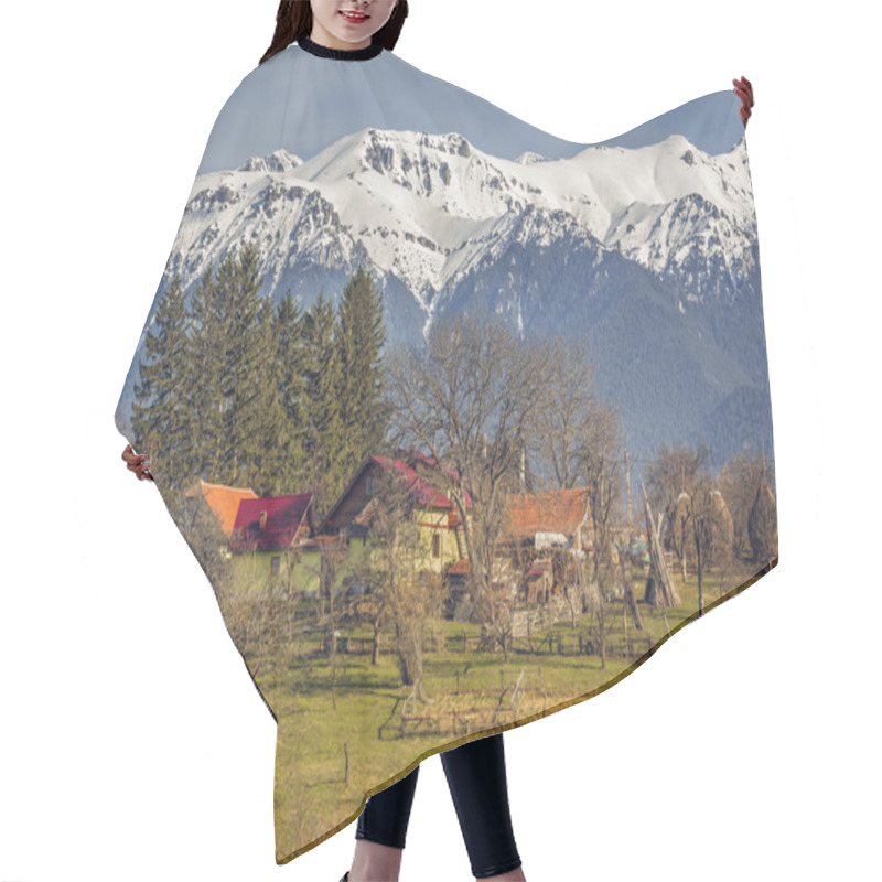 Personality  Romanian Rural Landscape Hair Cutting Cape