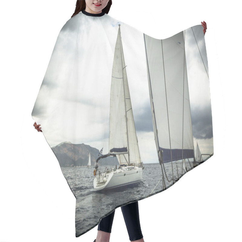 Personality  Sailing Ship Yachts Hair Cutting Cape