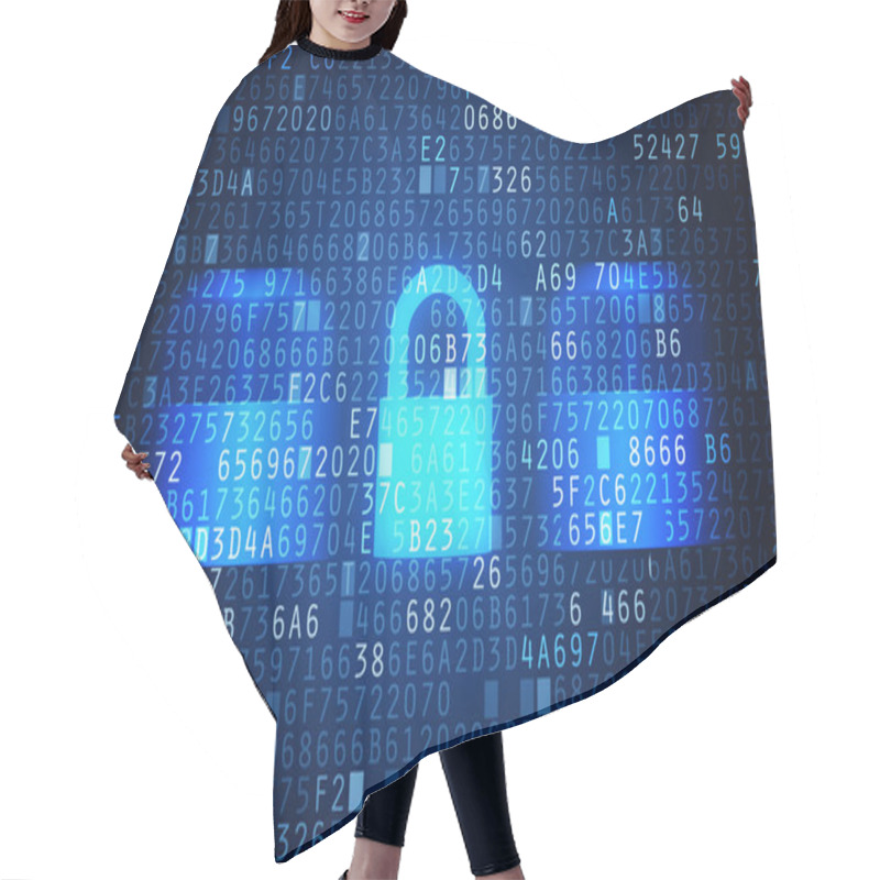 Personality  Secured Data Transfer Hair Cutting Cape