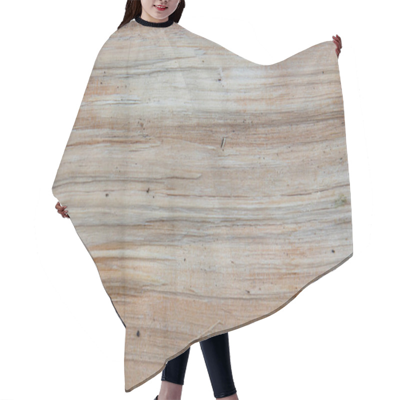 Personality  Texture And Background Section Of A Tree. Wooden Board Closeup Hair Cutting Cape