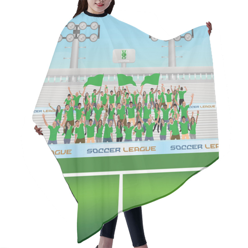 Personality  Soccer Hair Cutting Cape