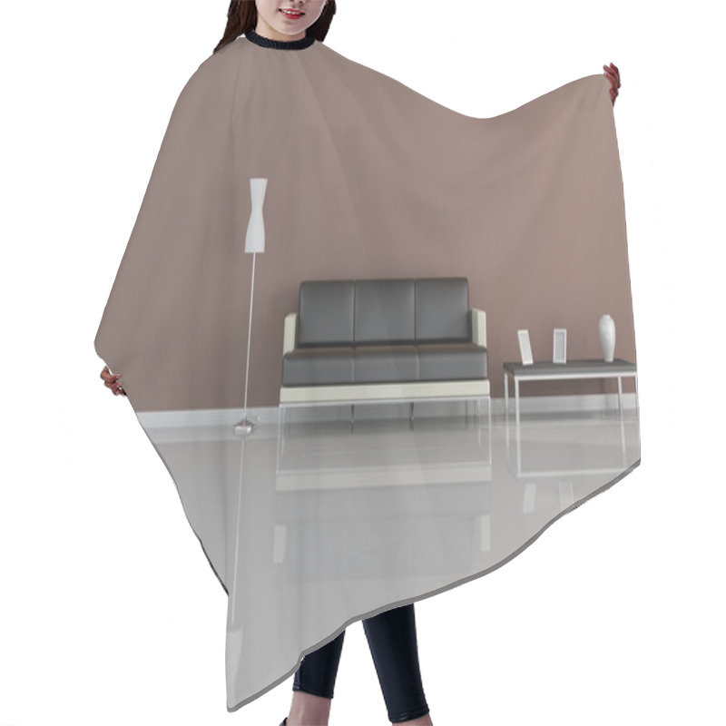 Personality  Minimal Brown Living Room Hair Cutting Cape