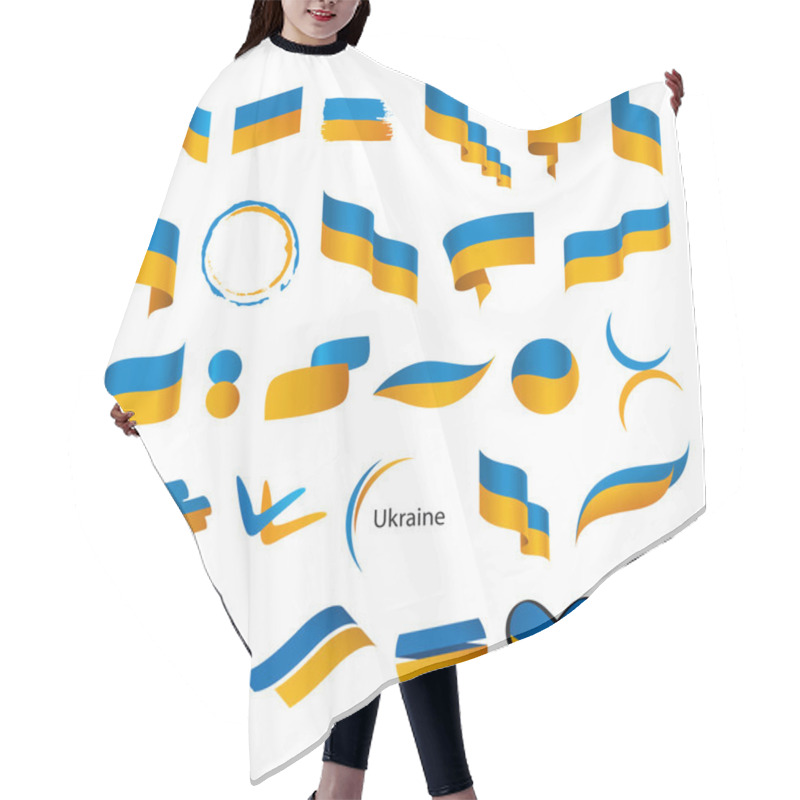 Personality  Biggest Collection Of Vector Flags Of Ukraine Hair Cutting Cape