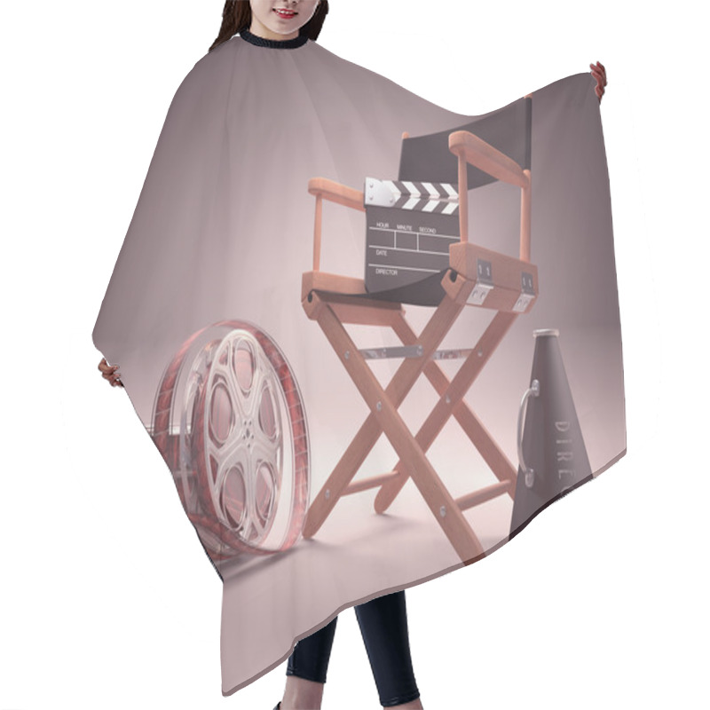 Personality  Objects Of The Film Industry Hair Cutting Cape