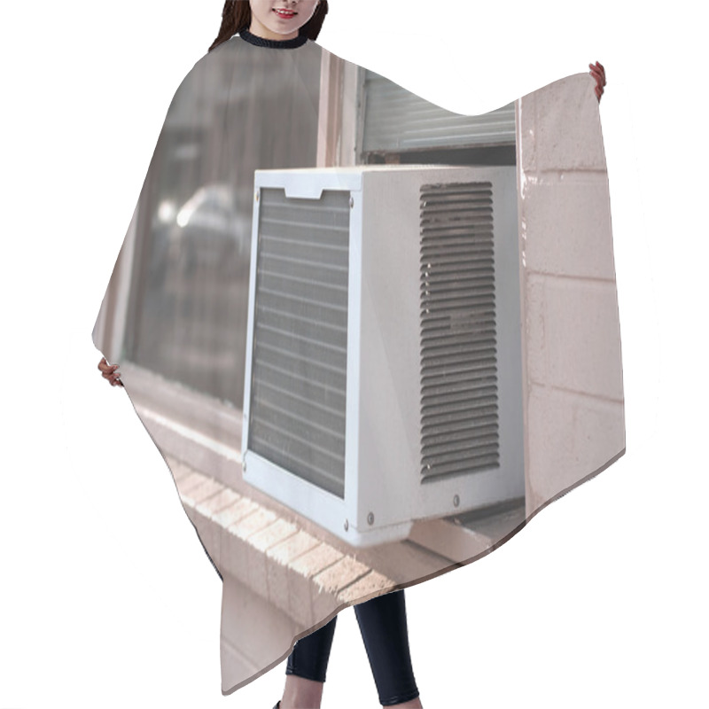 Personality  Window Air Conditioning Hair Cutting Cape