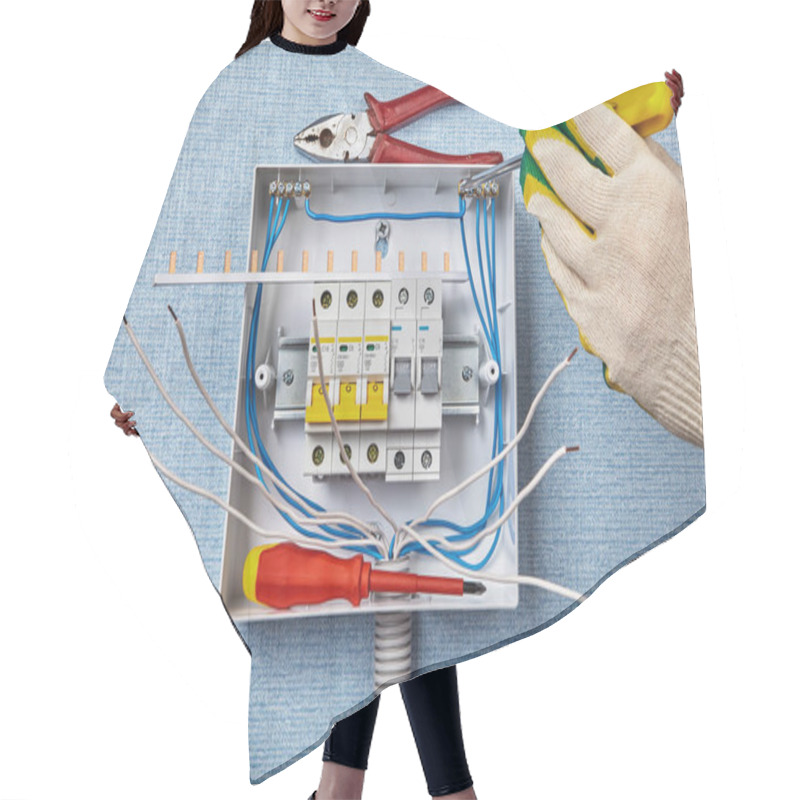 Personality  Consumer Unit Fuse Box Wiring Diagram. Hair Cutting Cape