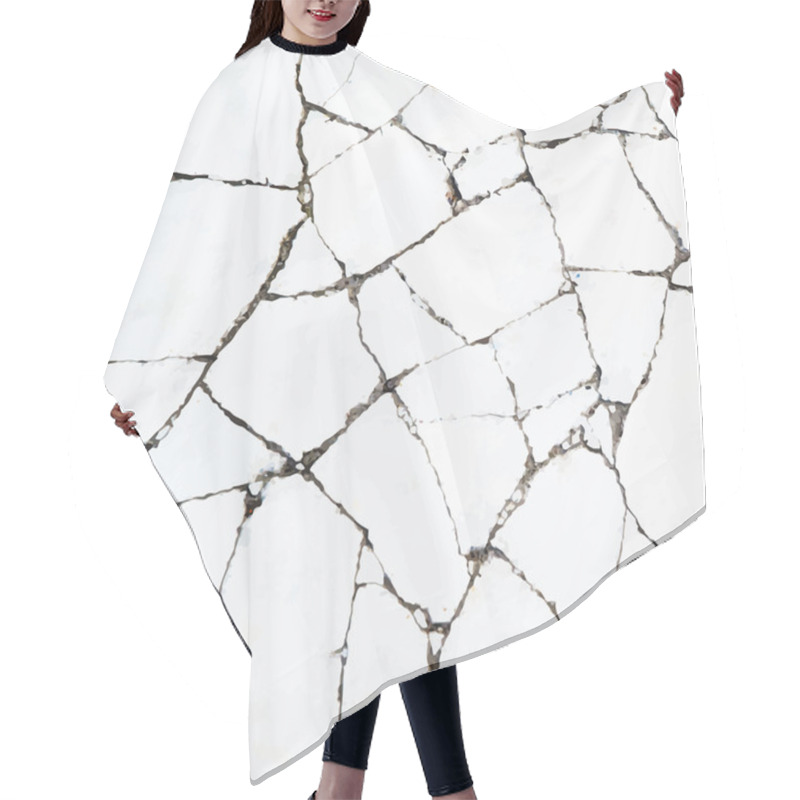 Personality  Cracks In The Stone Surface Vector Backgruond Hair Cutting Cape