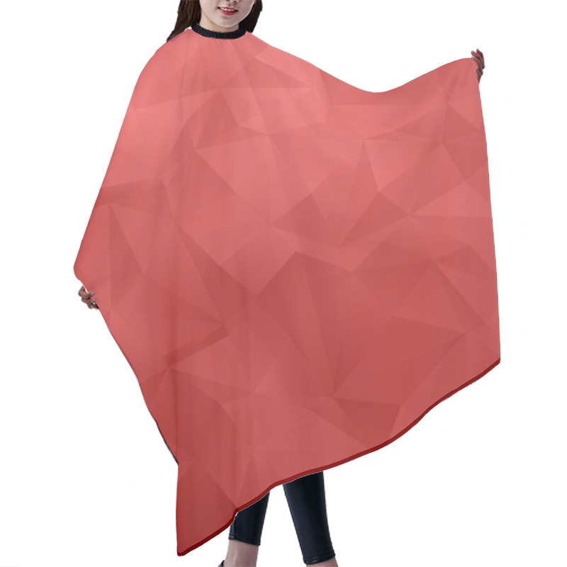 Personality  Red Abstract Background Hair Cutting Cape