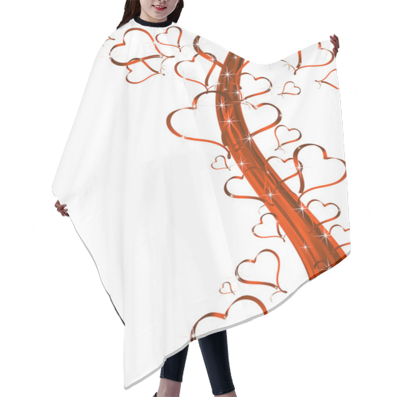 Personality  Love Tree Hair Cutting Cape