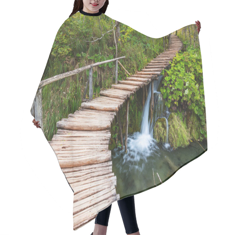 Personality  Waterfalls Of Plitvice National Park Hair Cutting Cape