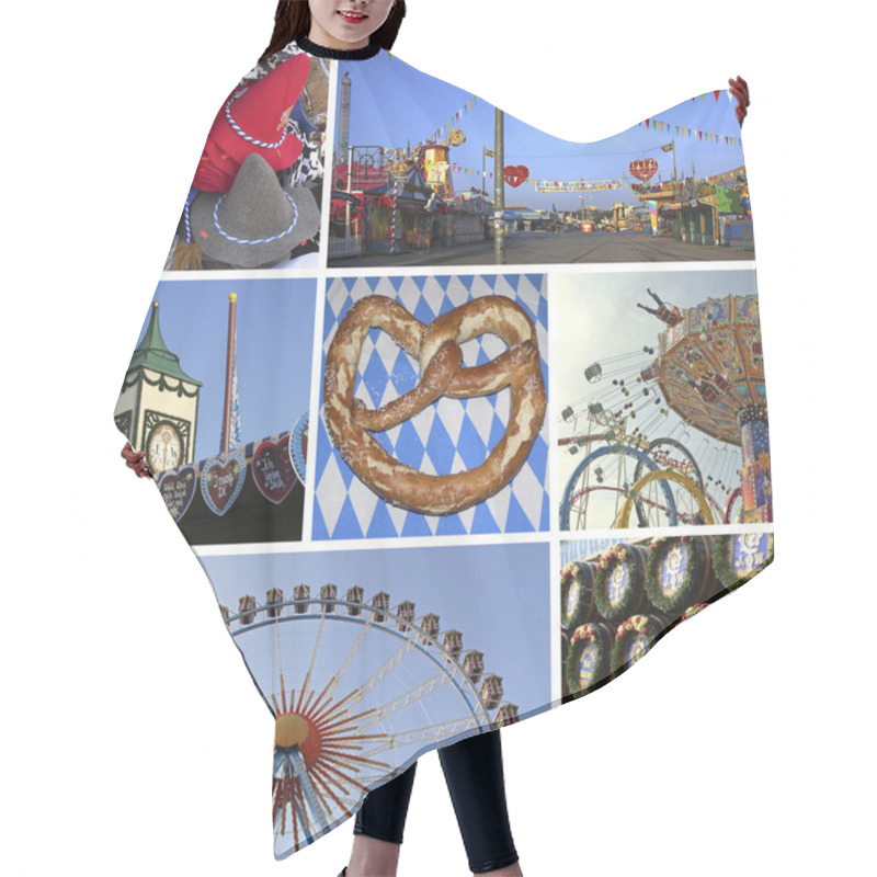 Personality  Collage - Bavarian Oktoberfest Munich Hair Cutting Cape