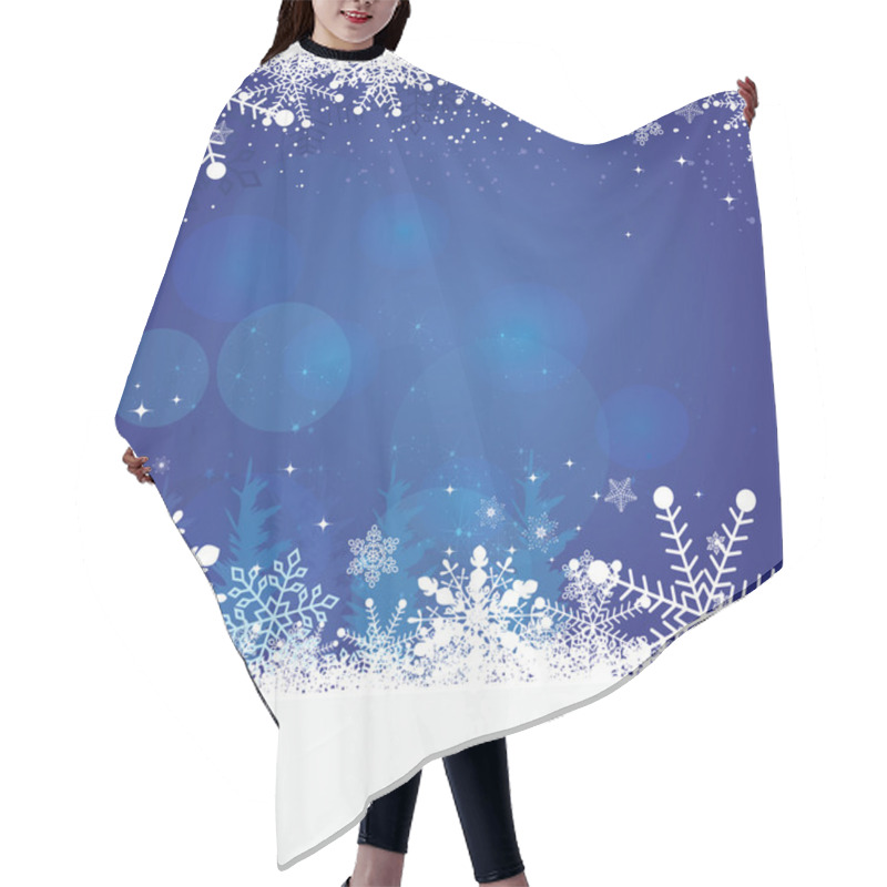 Personality  Card Merrychristmas Hair Cutting Cape