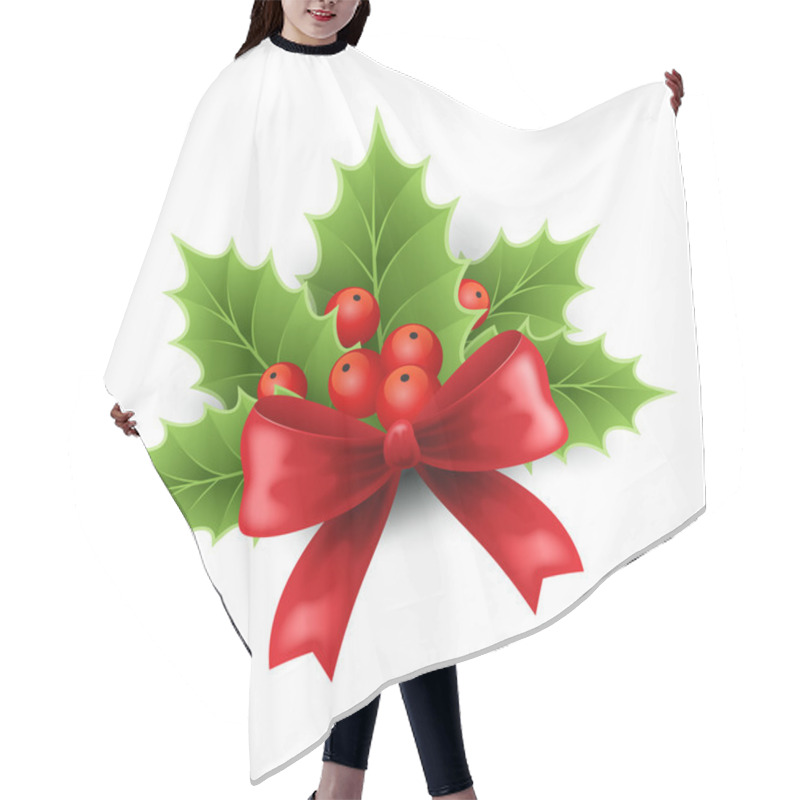 Personality  Christmas Decoration Hair Cutting Cape