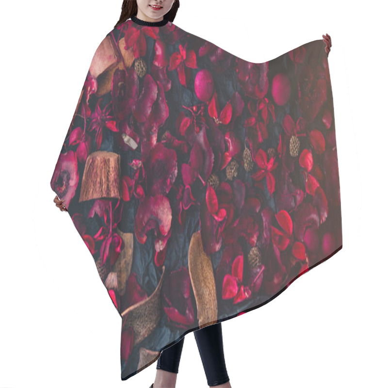 Personality  Tropical Rose Petals Tea Hair Cutting Cape