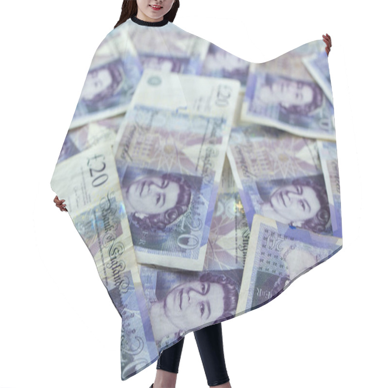 Personality  Twenty Pound Banknotes Hair Cutting Cape