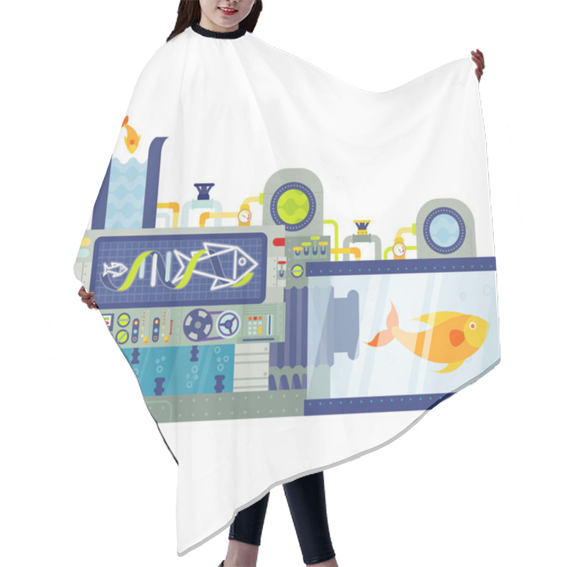 Personality  Machine Hair Cutting Cape