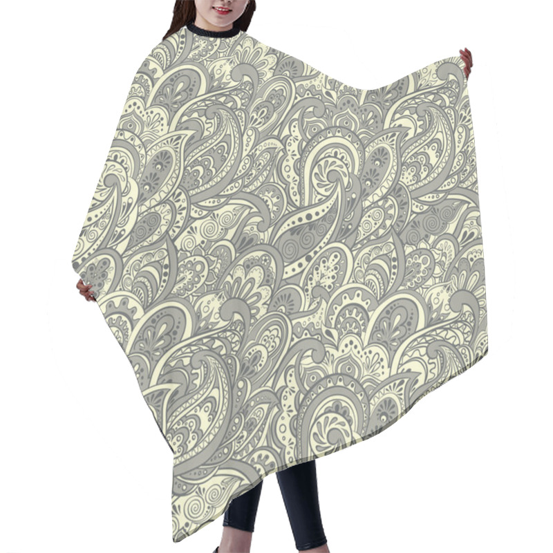 Personality  Paisley Seamless Pattern Hair Cutting Cape