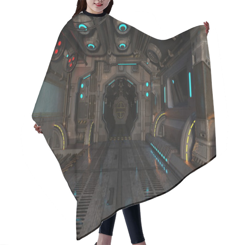 Personality  Space Ship Hair Cutting Cape