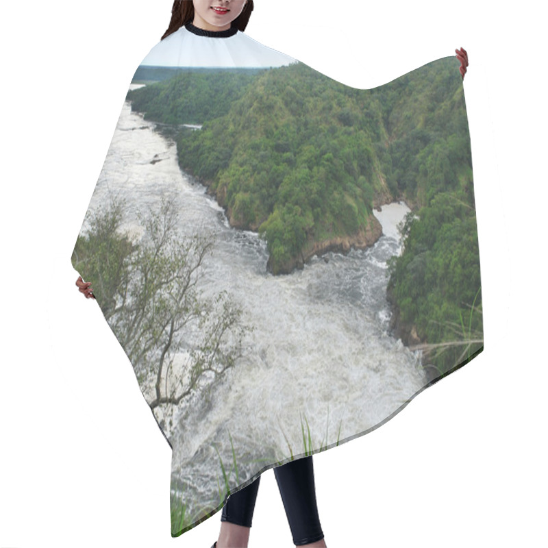 Personality  River Nile Around Murchison Falls Hair Cutting Cape