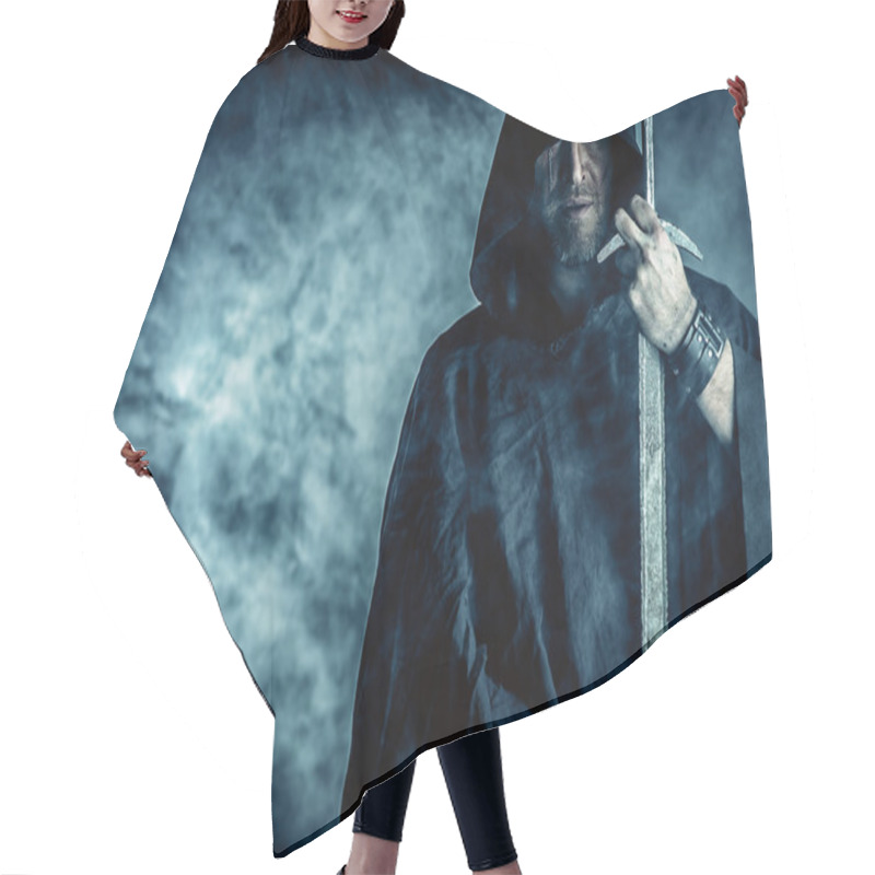 Personality  Sharp Sword Hair Cutting Cape