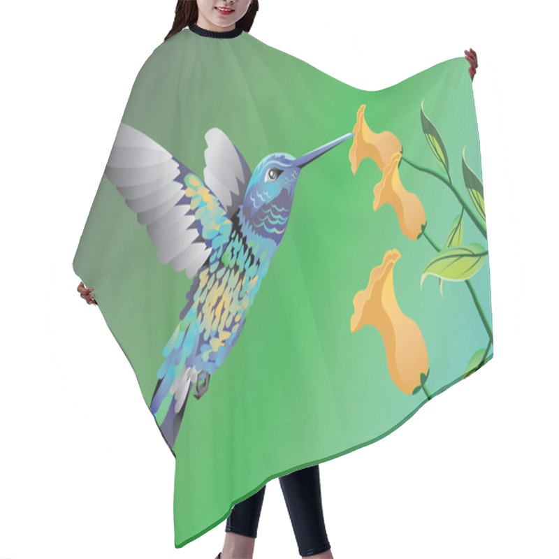 Personality  Hummingbird Hair Cutting Cape