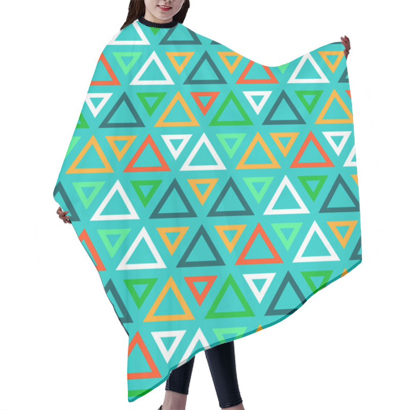 Personality  Abstract Geometric Vector Pattern Hair Cutting Cape