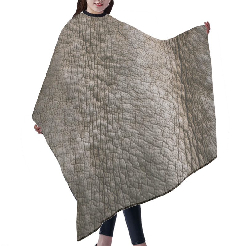 Personality  Full Frame Image Of White Rhino Skin Background  Hair Cutting Cape