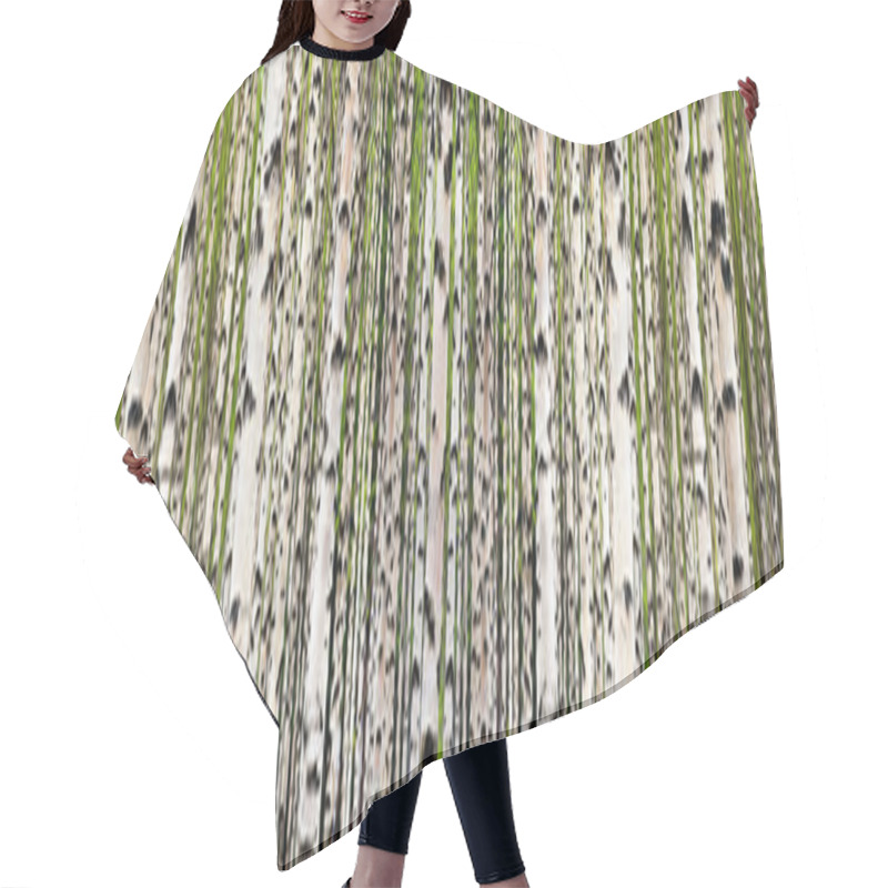 Personality  Birch Tree Forest Hair Cutting Cape