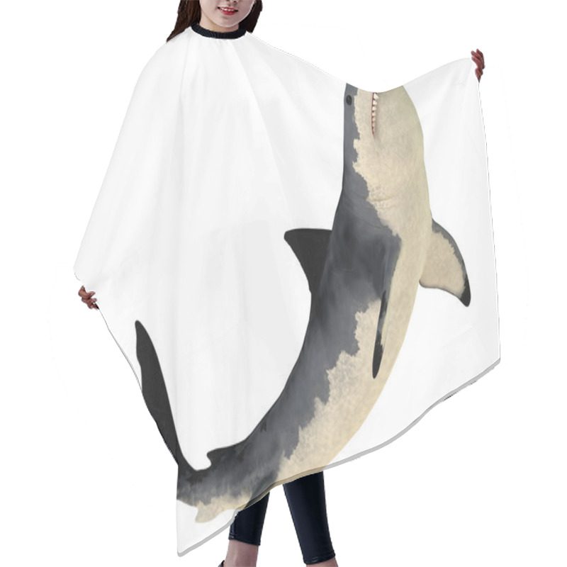 Personality  Megalodon Profile Hair Cutting Cape