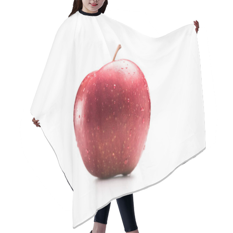 Personality  Ripe Apple With Water Drops Hair Cutting Cape