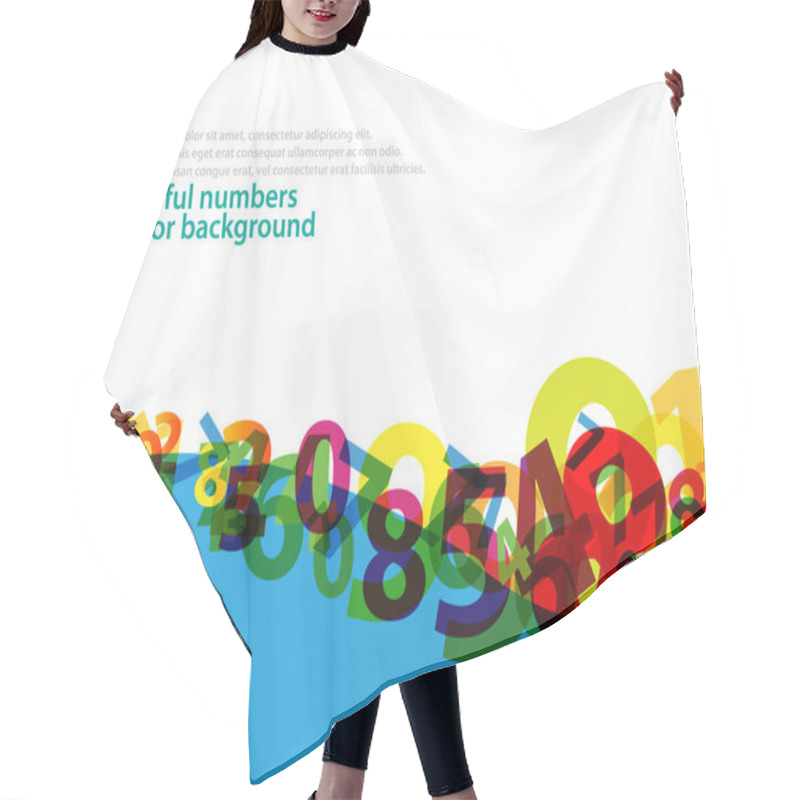 Personality  Numbers Background Hair Cutting Cape