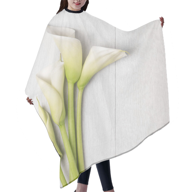 Personality  Elegant Spring Flower, Calla Lily Hair Cutting Cape