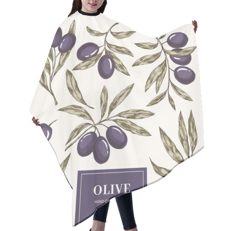 Personality  Olive Elements Collection Hair Cutting Cape