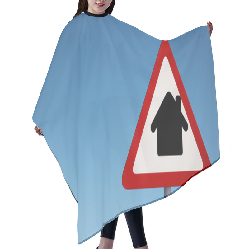 Personality  Sign Home Icon Hair Cutting Cape