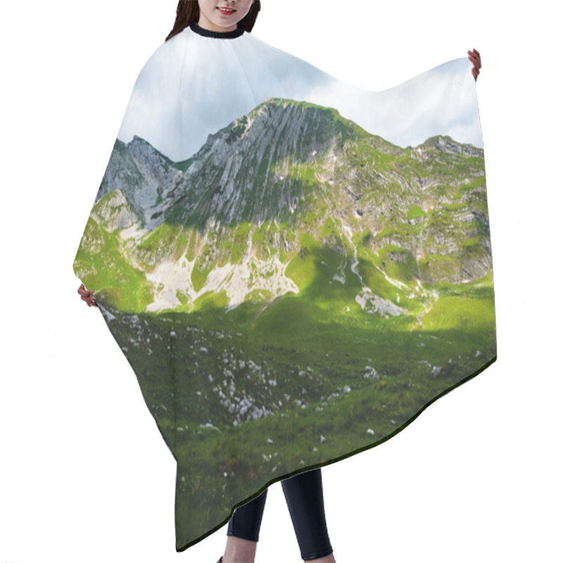 Personality  Beautiful Mountains With Sunlight In Durmitor Massif, Montenegro Hair Cutting Cape