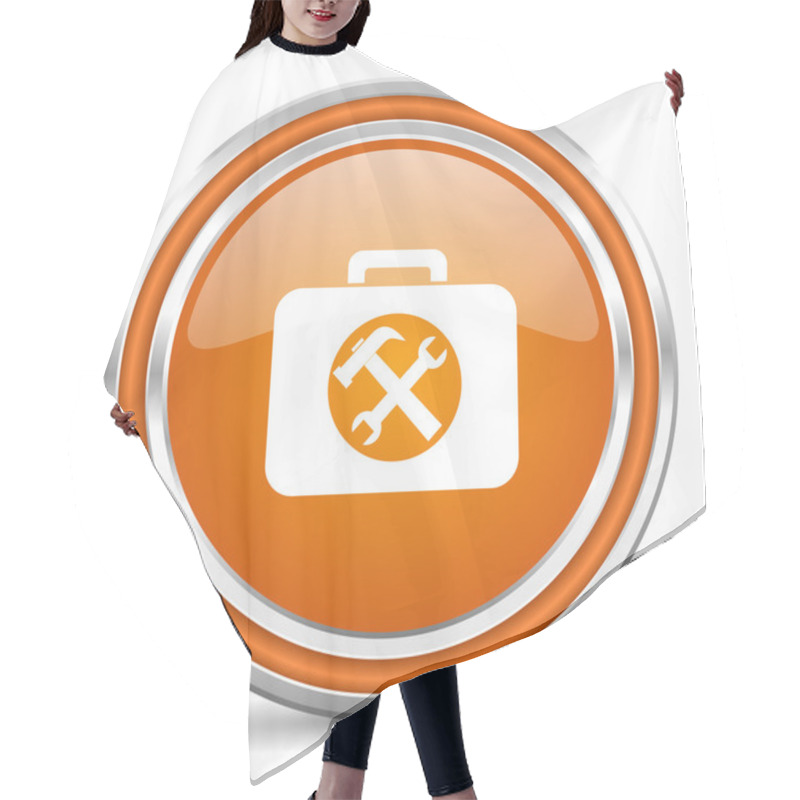 Personality  Toolkit Icon Hair Cutting Cape