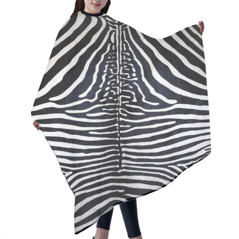 Personality  Animal Zebra Skin Black And White Fur Stripes Hair Cutting Cape