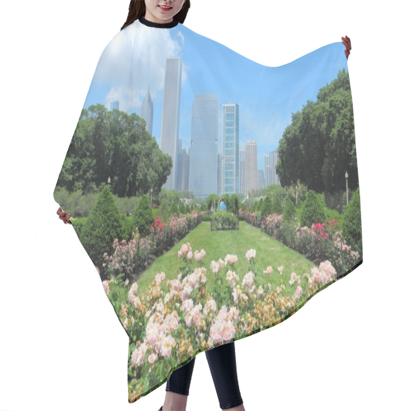 Personality  Chicago Skyline, United States Hair Cutting Cape