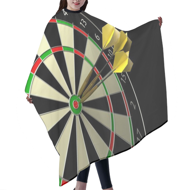 Personality  Darts Game Hair Cutting Cape