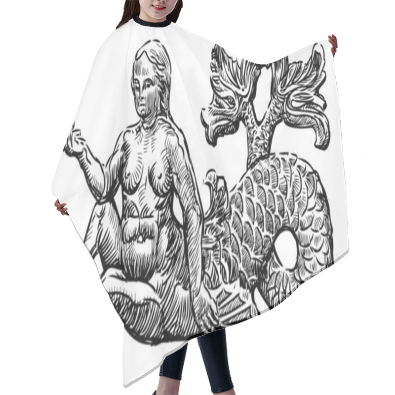 Personality  Mythical Creature Of The Sea Hair Cutting Cape